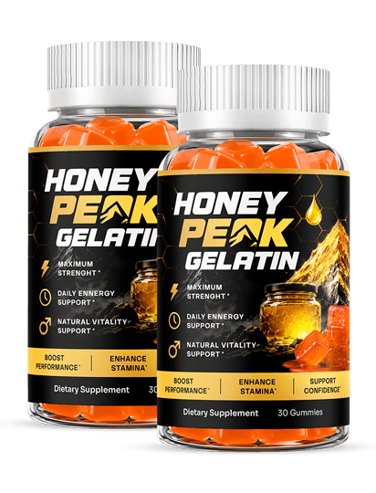 Two jars of Honey Peak Gelatin